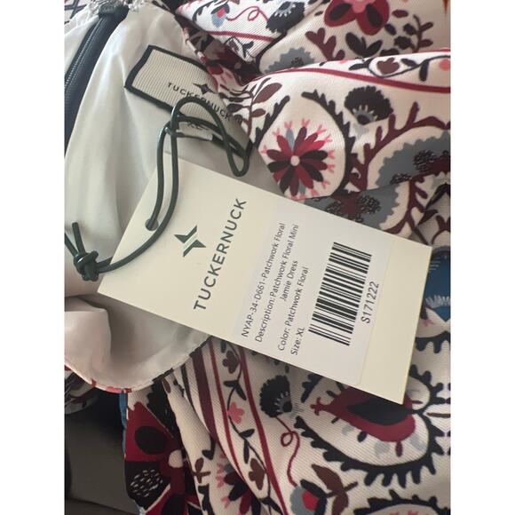 TUCKERNUCK Patchwork floral mini jamie dress NWT Size XL - Picture 5 of 5